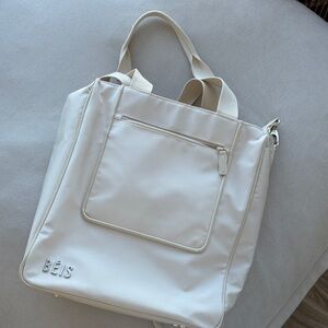 BEIS Off-White Tote Bag